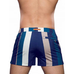 2Eros Print Swim Shorts Stripes (T8608)