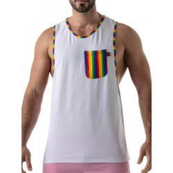 ToF Paris Pride Tank Top White (T8197)