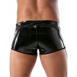 ToF Paris Vinyl Trunk Underwear Black (T8683)