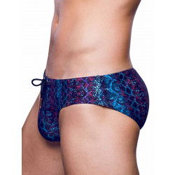 2Eros Print Swimwear Brief Viper (T8724)