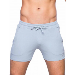 Supawear Jersey Shorts Grey White (T8729)