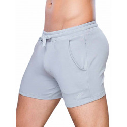 Supawear Jersey Shorts Grey White (T8729)