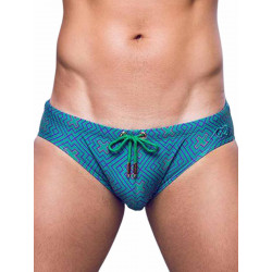 2Eros Print Swimwear Brief Jade (T8753) 2Eros Print Swimwear Brief Jade (T8753)