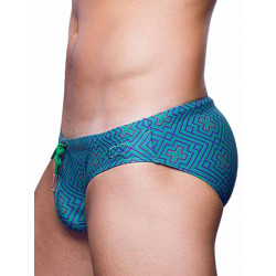 2Eros Print Swimwear Brief Jade (T8753) 2Eros Print Swimwear Brief Jade (T8753)