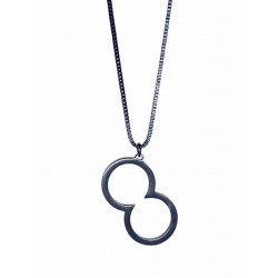 2eros Icon Necklace Black (T8762)