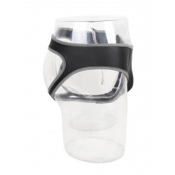 Rude Rider Neoprene Briefs Open Back Bottoms Black/Grey (T7475)