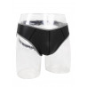Rude Rider Neoprene Briefs Open Back Bottoms Black/Grey (T7475)