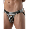 ToF Paris Metal Jockstrap Underwear Silver (T8857)