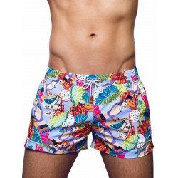 2Eros Print Swimshorts Aves Purple (T8914)