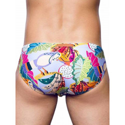 2Eros Print Swimwear Brief Aves Purple (T8918) 2Eros Print Swimwear Brief Aves Purple (T8918)