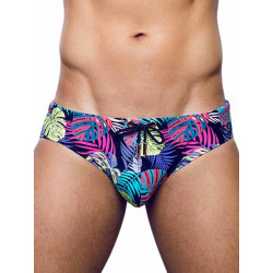 2Eros Print Swimwear Brief Monstera Black (T8919) 2Eros Print Swimwear Brief Monstera Black (T8919)