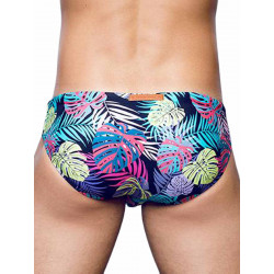 2Eros Print Swimwear Brief Monstera Black (T8919) 2Eros Print Swimwear Brief Monstera Black (T8919)