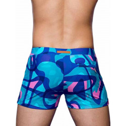 2Eros Print Swim Trunks V60 Kai Blue (T8945)