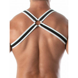 ToF Paris Neoprene Harness White/Black One Size (T8969)