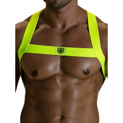 ToF Paris Fetish Elastic Harness Neon Yellow (T8978)