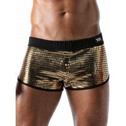 ToF Paris Star Mini Shorts Gold/Black (T9004)