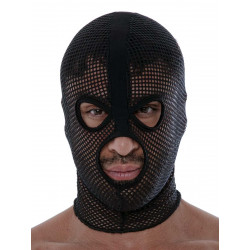 ToF Paris Circuit Mesh Hood Open Eyes And Mouth Black One Size (T9012)