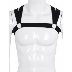 RudeRider Elastic Double Shoulder Harness Black (T7453)