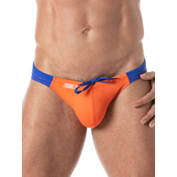 ToF Paris Holidays Swim Mini Brief Swimwear Orange/Royal (T9121)