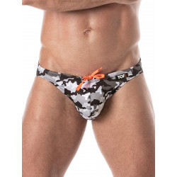 TOF Paris Iconic Swim Briefs Grey Camo (T9101)
