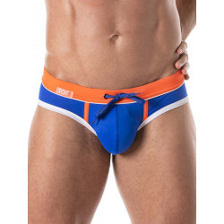 ToF Paris Holidays Swim Brief Swimwear Royal/Orange (T9114)