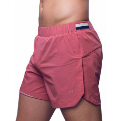 Supawear High Split Shorts Loose Fit Dusty Rose Cedar (T9036)