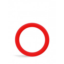 Rude Rider Silicone Cock Ring Red (T6257)
