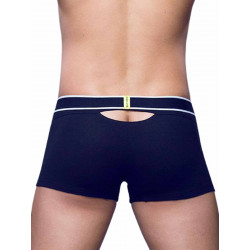 Supawear Ribbed Slashed Trunk Underwear Black (T9147)