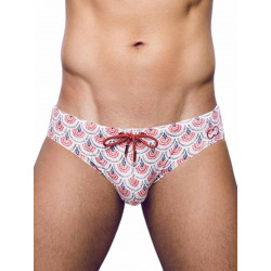 2Eros Print Swim Briefs V10 Shelby (T9140)