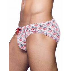 2Eros Print Swim Briefs V10 Shelby (T9140)