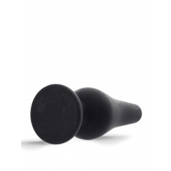 Rude Rider Silicone Anal Plug Black (T9077)