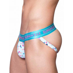 Supawear Sprint Jockstrap Underwear Ditsy Dots Blue (T9309)
