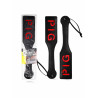 Rude Rider Pig Soft-Paddle Black/Red (T9067)