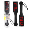 Rude Rider Slut Soft-Paddle Black/Red (T9066)