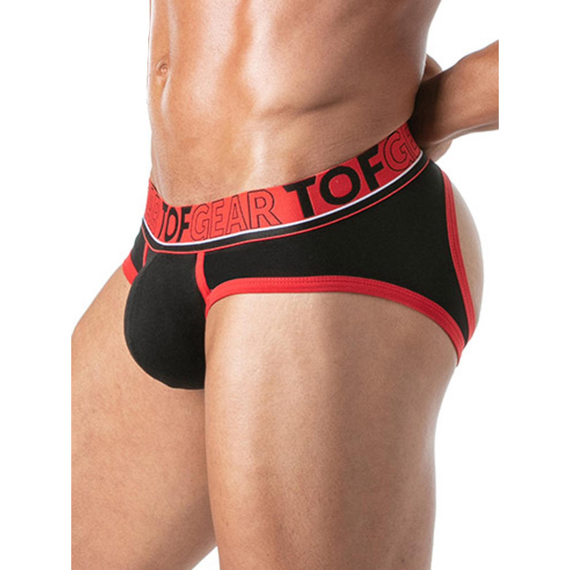 ToF Paris Champion Backless Brief Underwear Black (T9351) ToF Paris Champion Backless Brief Underwear Black (T9351)
