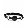 Rude Rider Ball Gag Diamond Pattern Black (T9069)