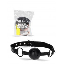 Rude Rider Ball Gag Diamond Pattern Black (T9069)