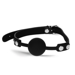 Rude Rider Silicone Ball Gag Black (T9071)