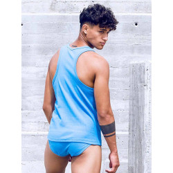 Supawear Ribbed Singlet Tank Top Marina (T9406)