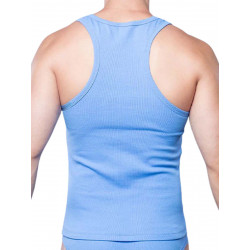 Supawear Ribbed Singlet Tank Top Marina (T9406)