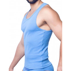 Supawear Ribbed Singlet Tank Top Marina (T9406)