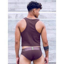 Supawear Ribbed Brief Underwear Peppercorn (T9399)