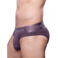 Supawear Ribbed Brief Underwear Peppercorn (T9399)