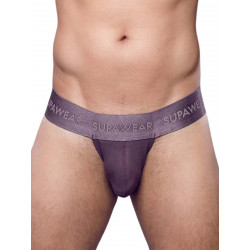 Supawear Ribbed Thong Underwear Peppercorn (T9403)