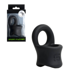 Sport Fucker Baller Ring Liquid Silicone Black (T9420)