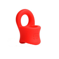 Sport Fucker Baller Ring Liquid Silicone Red (T9421)