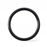 Rude Rider Silicone Cock Ring Thin Black (T9387)