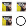 Rude Rider Silicone Cock Ring Thin Black (T9387)