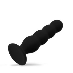 Rude Rider Sparkling Anal Plug Large Black (T9222)