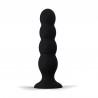 Rude Rider Sparkling Anal Plug Large Black (T9222)